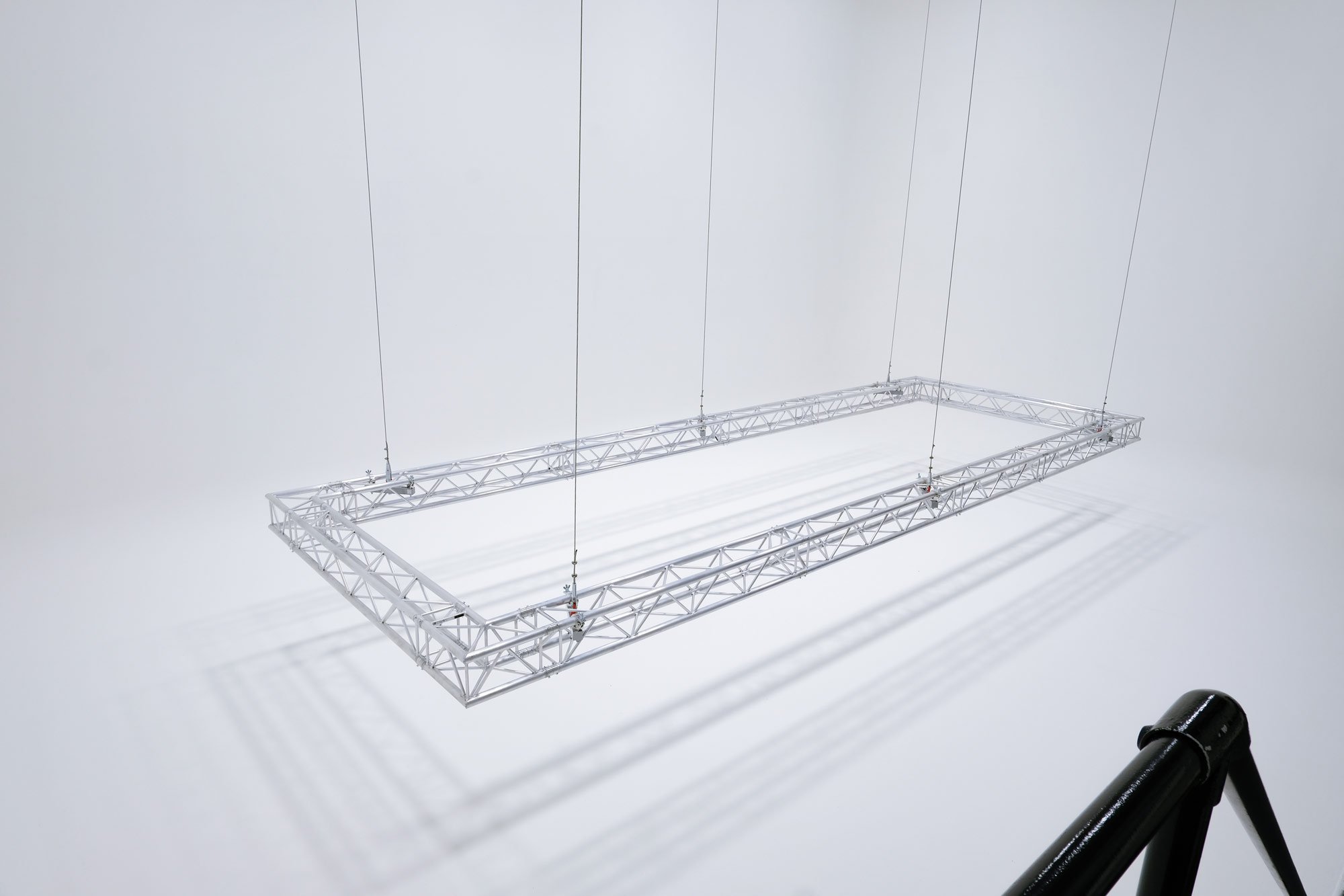 Infinity Stage truss system at Sugar Studios, ideal for event production and lighting setup.