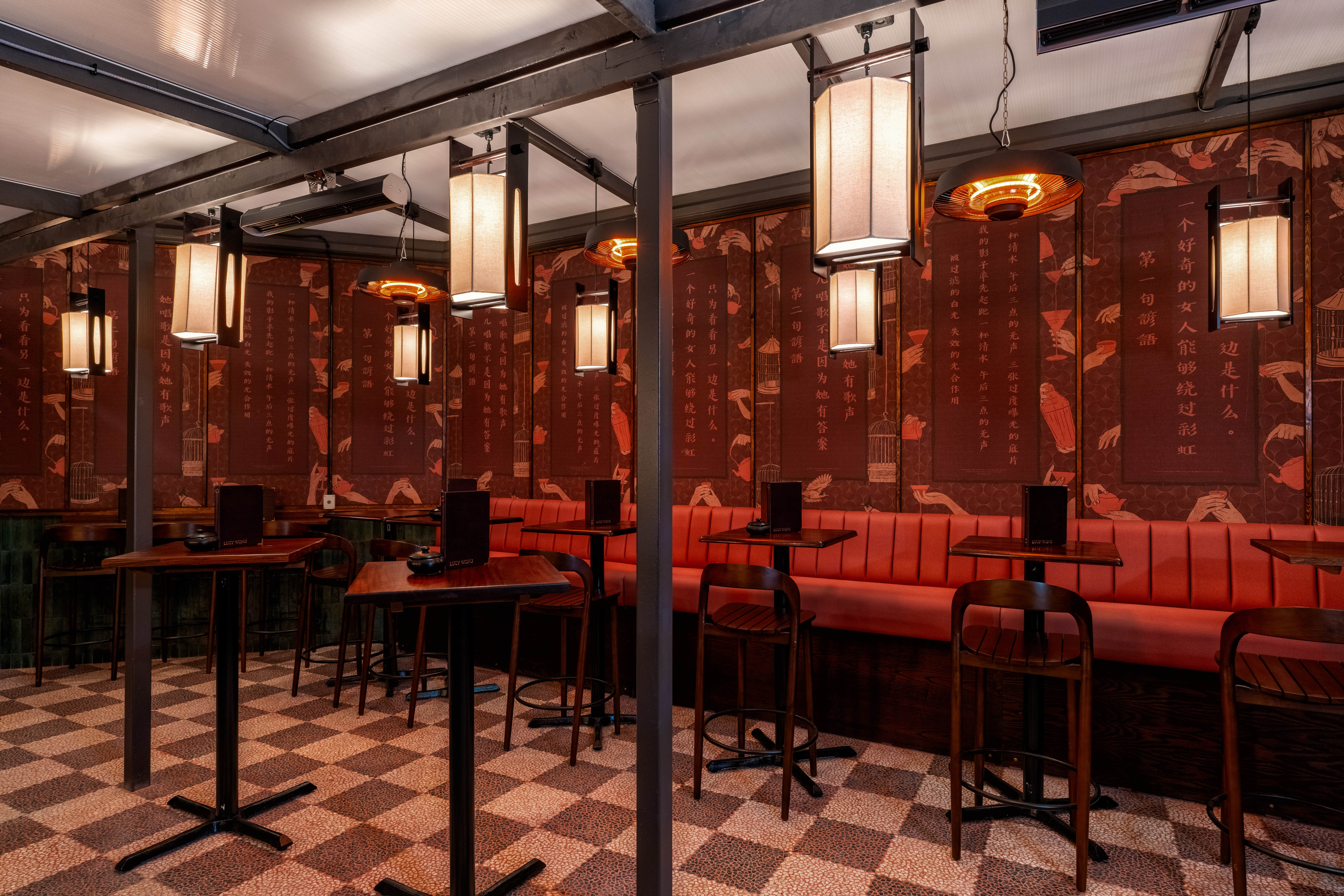 Stylish event space in The Courtyard, Lucy Wong, ideal for networking and gatherings.