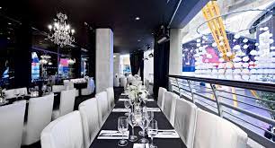 Private dining room at The O2, featuring elegant decor for upscale events and meetings.