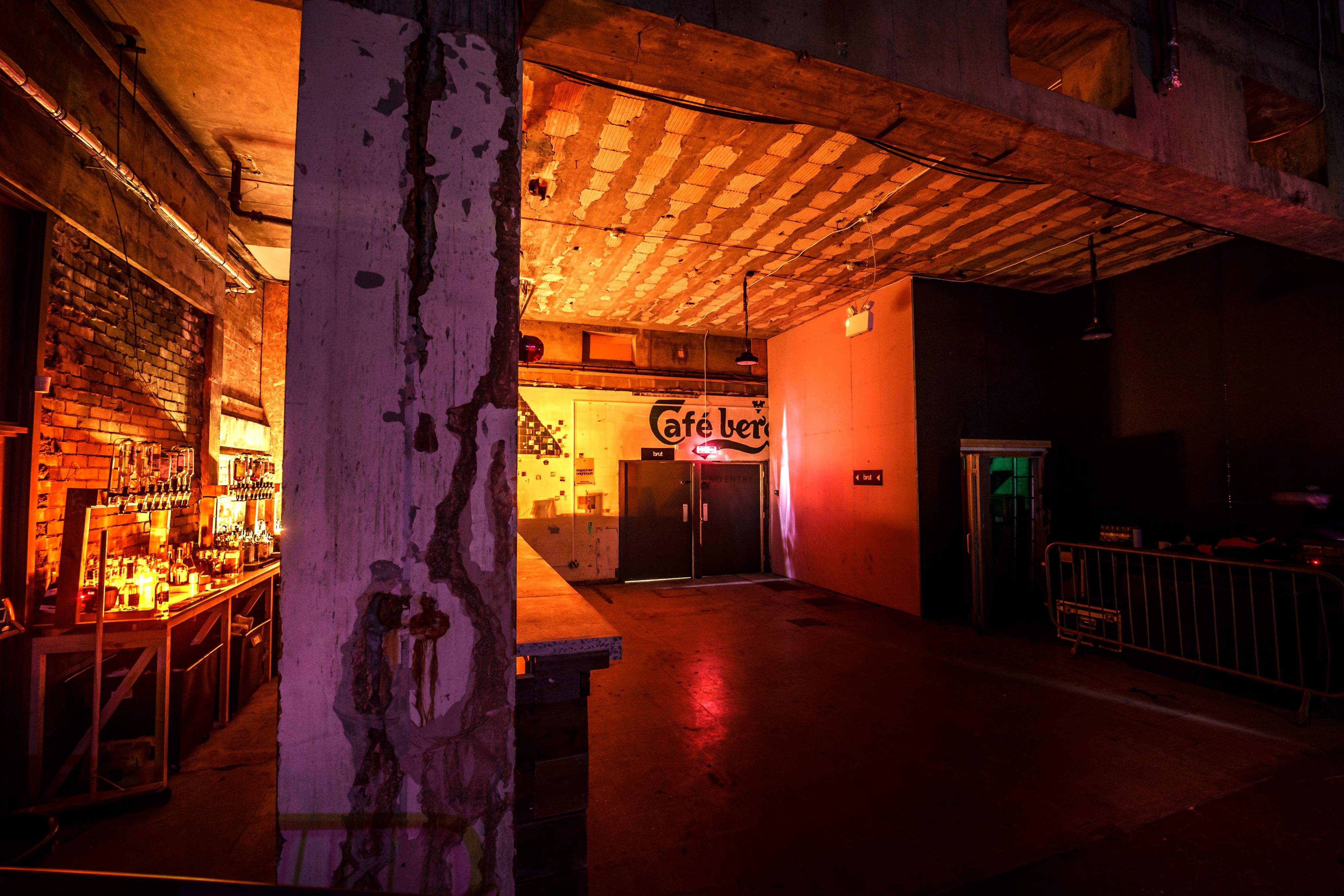 Versatile industrial event space with exposed brick at Warehouse in The Cause.