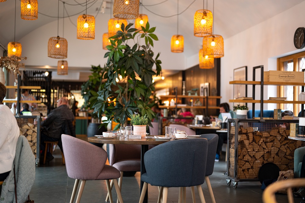 Stylish Coach House Kitchen at Hatfield House, perfect for intimate meetings and events.