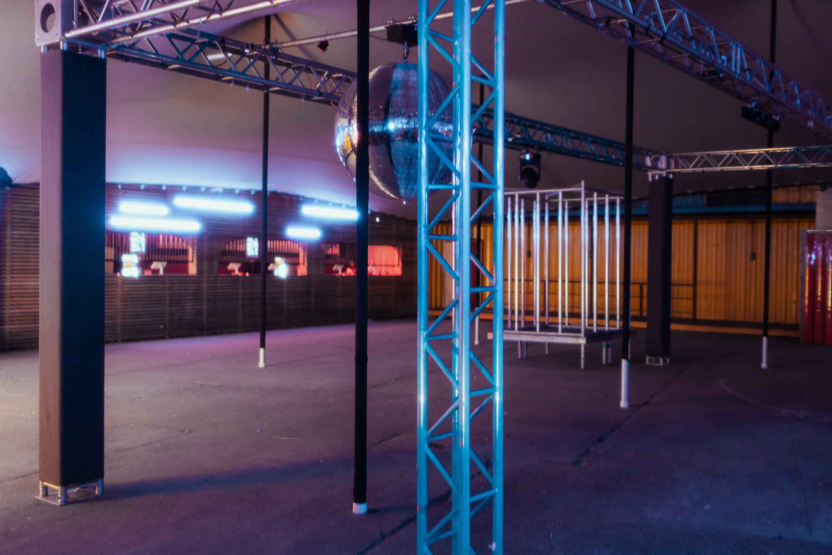 Spacious industrial event space at The Cause, perfect for corporate and social gatherings.