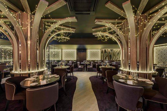 Private dining room in Birmingham with elegant decor for upscale events and corporate dinners.