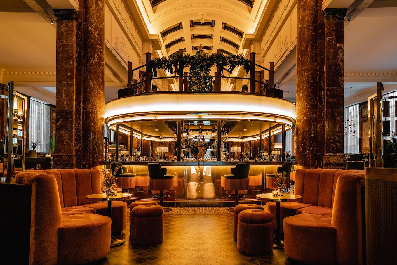 Stylish Gaucho venue in Liverpool with plush seating for upscale events and gatherings.