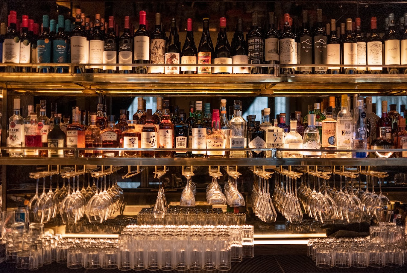 "Stylish bar area in Liverpool's Gaucho, perfect for networking events and social gatherings."