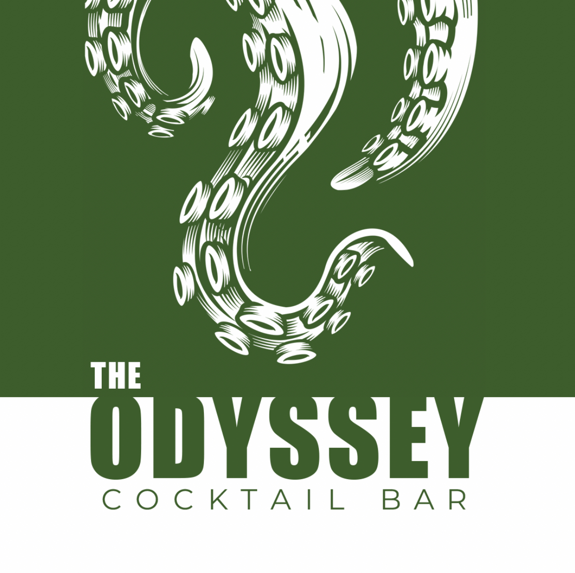 Odyssey event logo featuring a serpent, symbolizing adventure and storytelling.