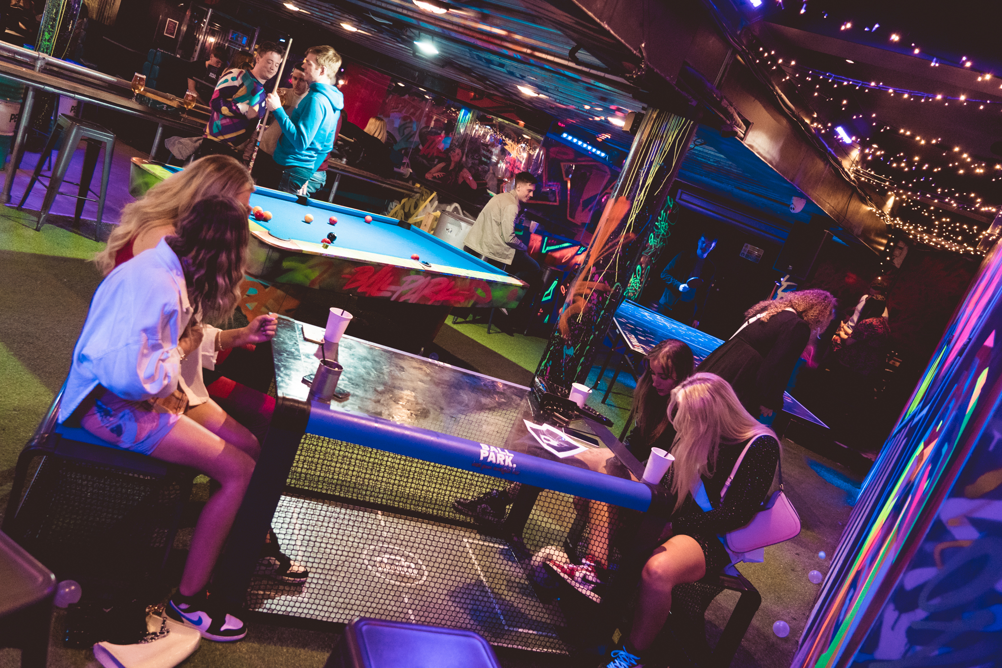 Vibrant venue hire in Ball Park Liverpool for networking and team-building events.