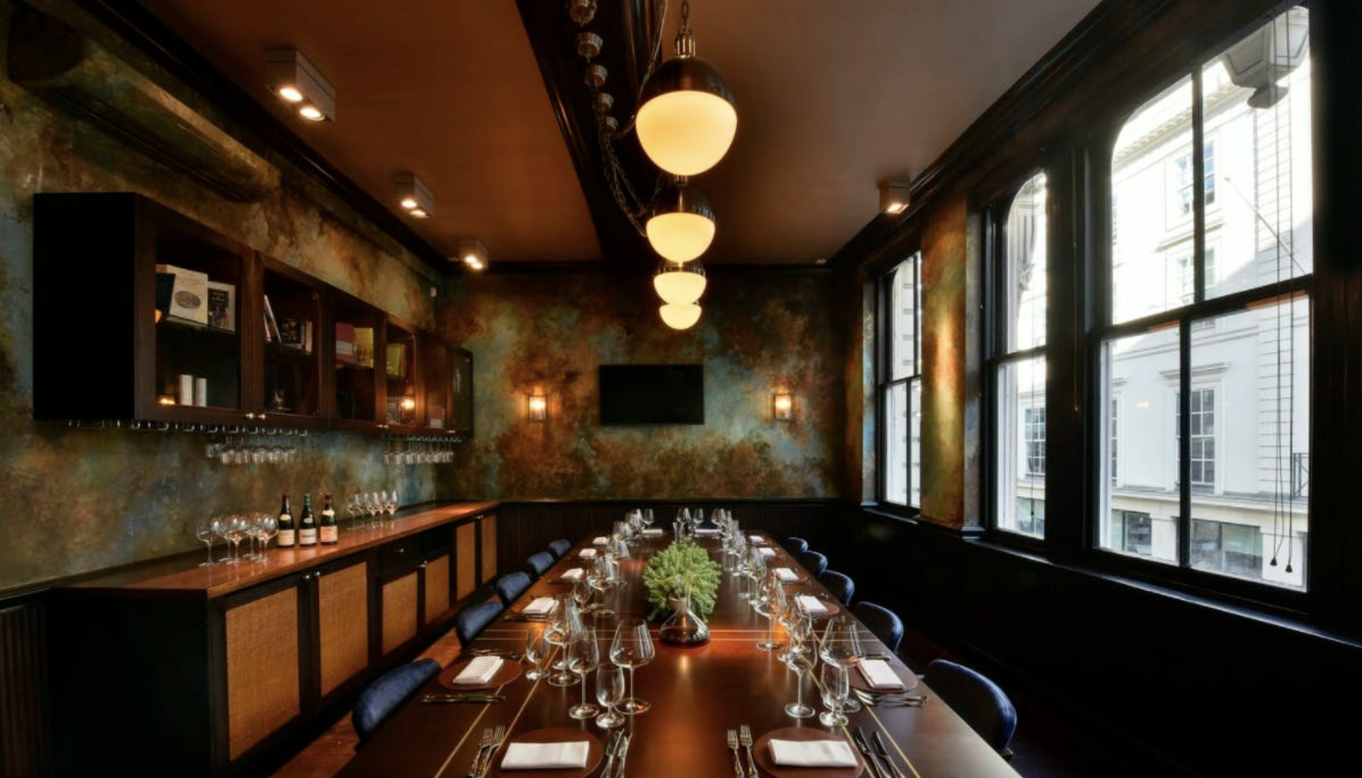 Elegant Jeroboam Room at Cabotte, perfect for corporate events and intimate dinners.