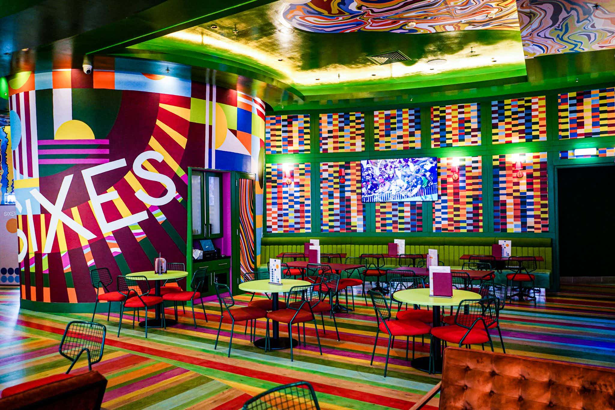 Vibrant event space at The Arena, ideal for gatherings and creative sessions.