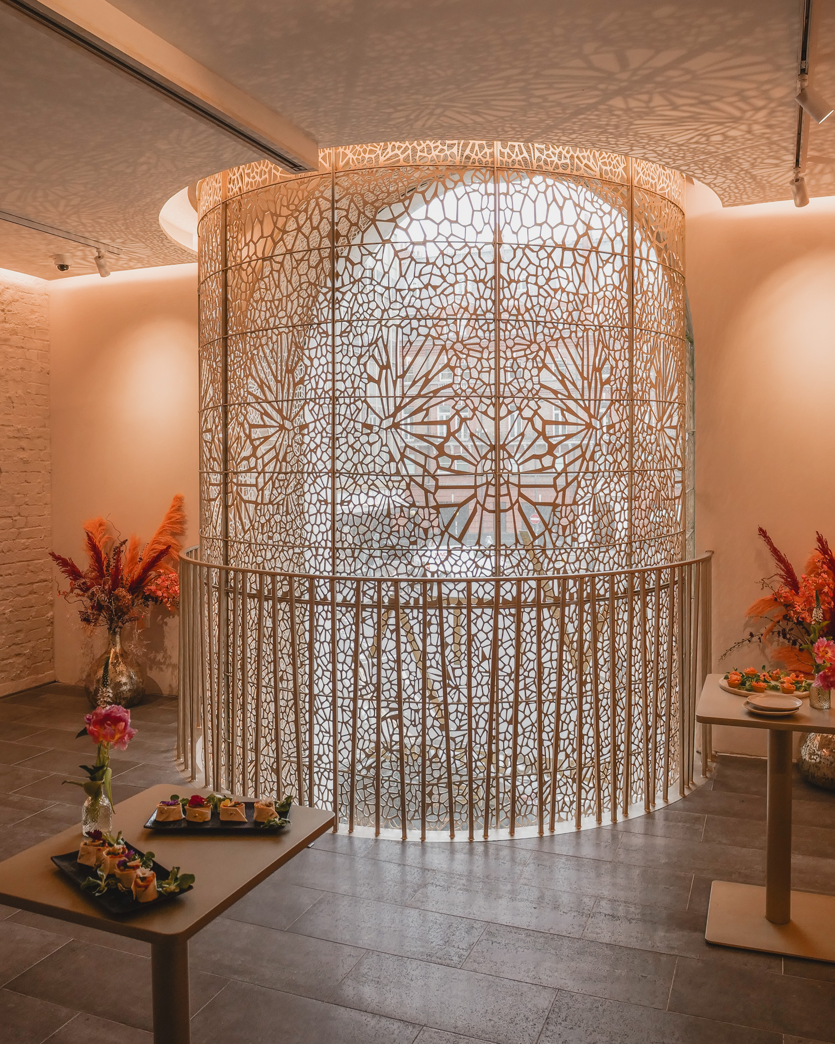 "Elegant Sunrise Studio at Vita Boutique Fitness, perfect for upscale events and gatherings."