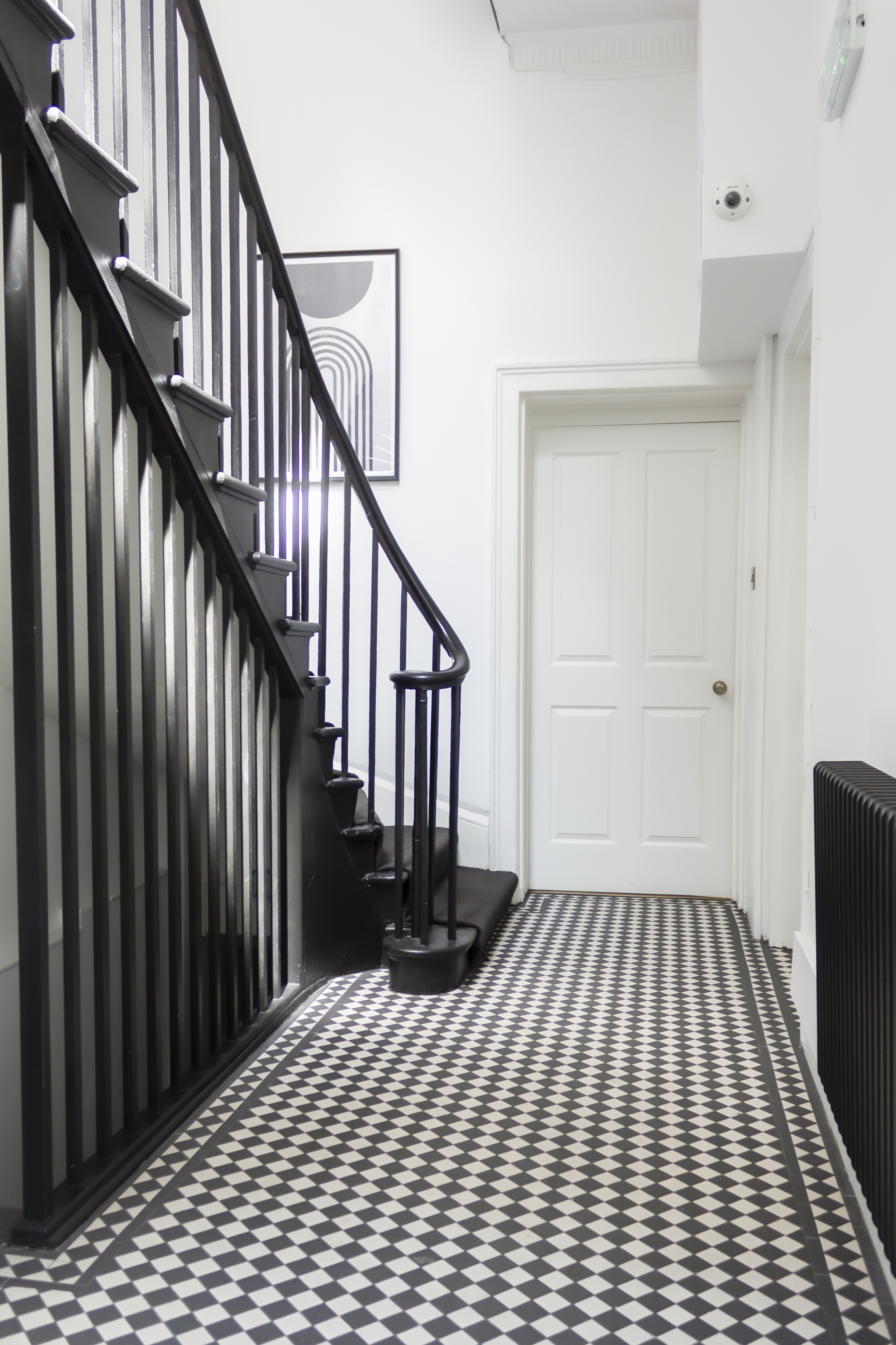 Modern staircase at 34 Bloomsbury, perfect for corporate meetings and workshops.