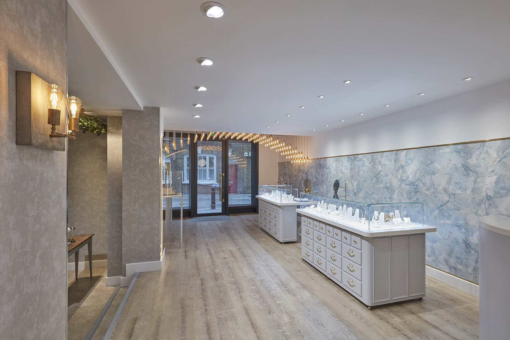 Sleek modern event space at The Alkemistry, ideal for product launches and gatherings.