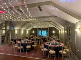 Elegant London Room at Warren House Hotel, perfect for sophisticated events and gatherings.