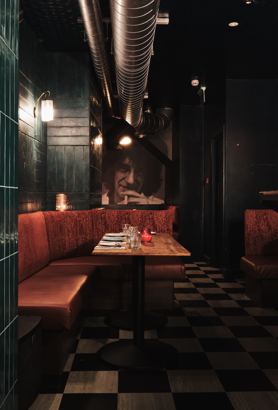 Cozy dining space at Chick N Sours, ideal for private events and meetings.