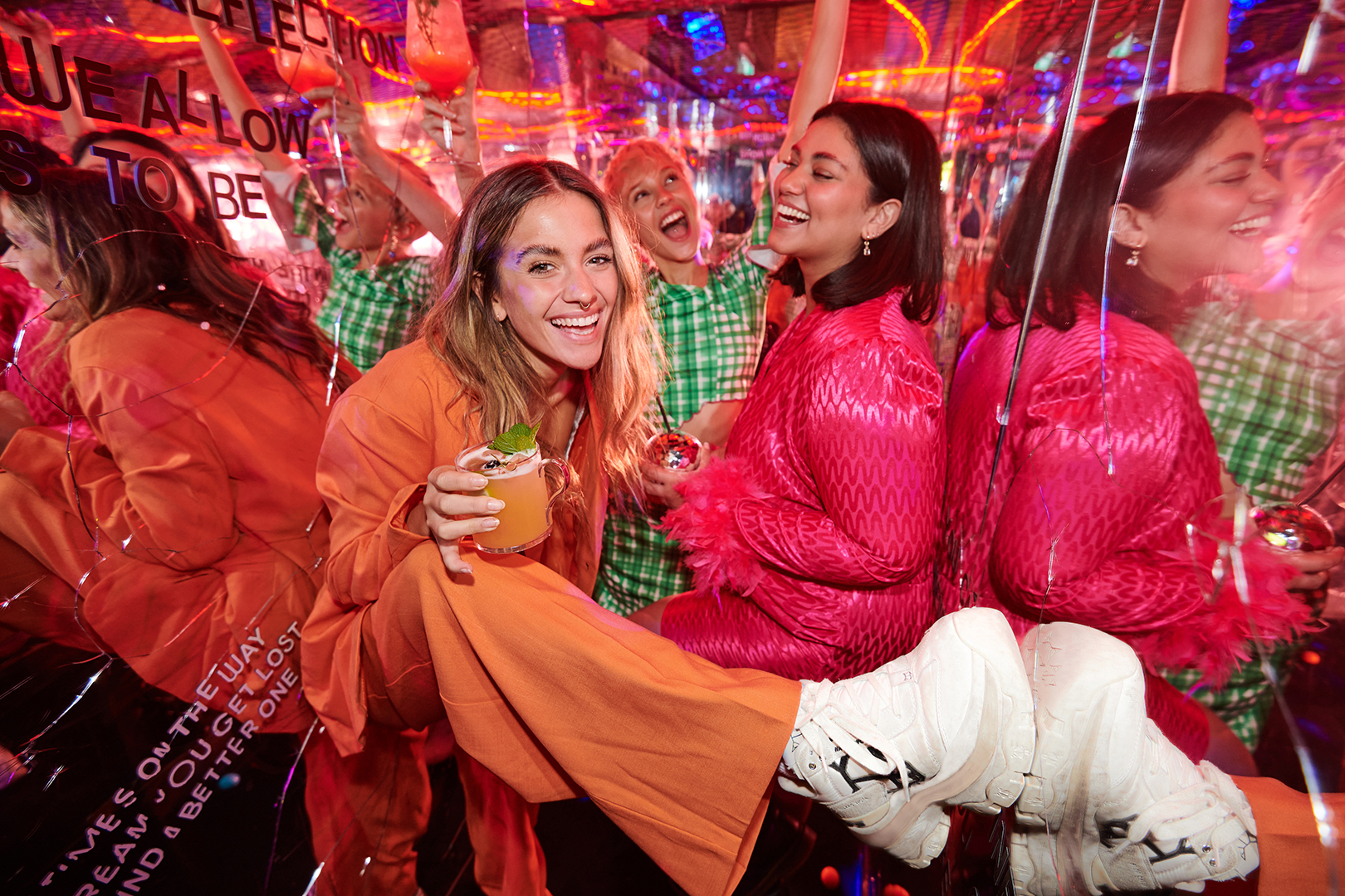 Dirk at Junkyard Golf Club, vibrant atmosphere for themed parties and networking events.