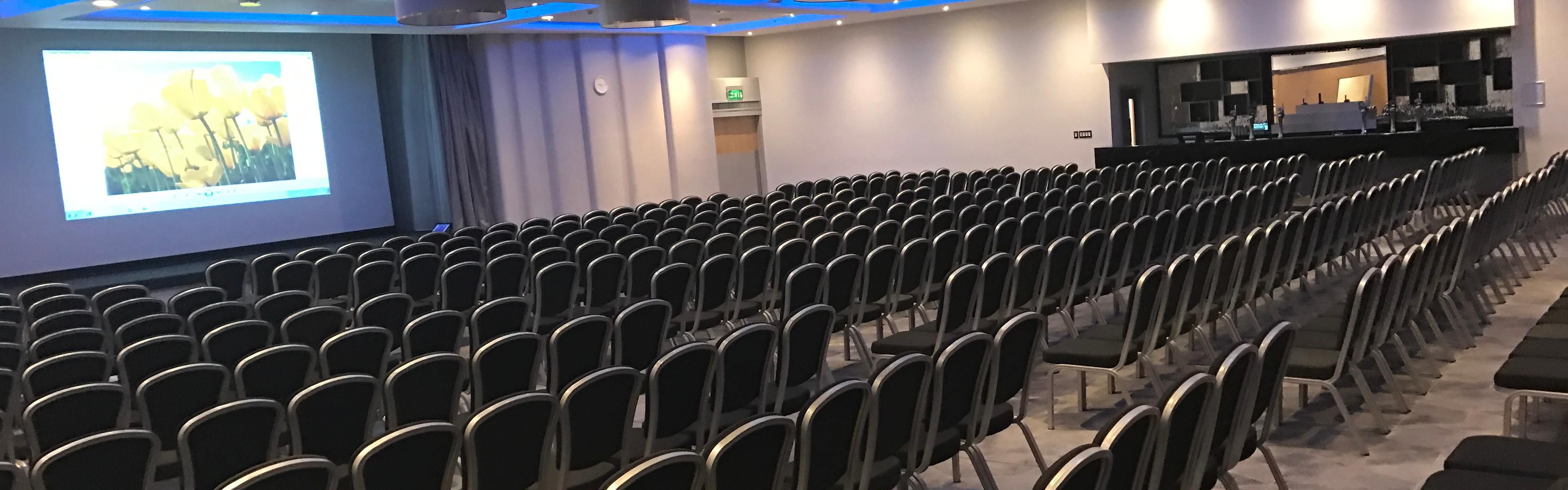 Innovation Meeting Room at Holiday Inn Birmingham: spacious, professional conference setup.