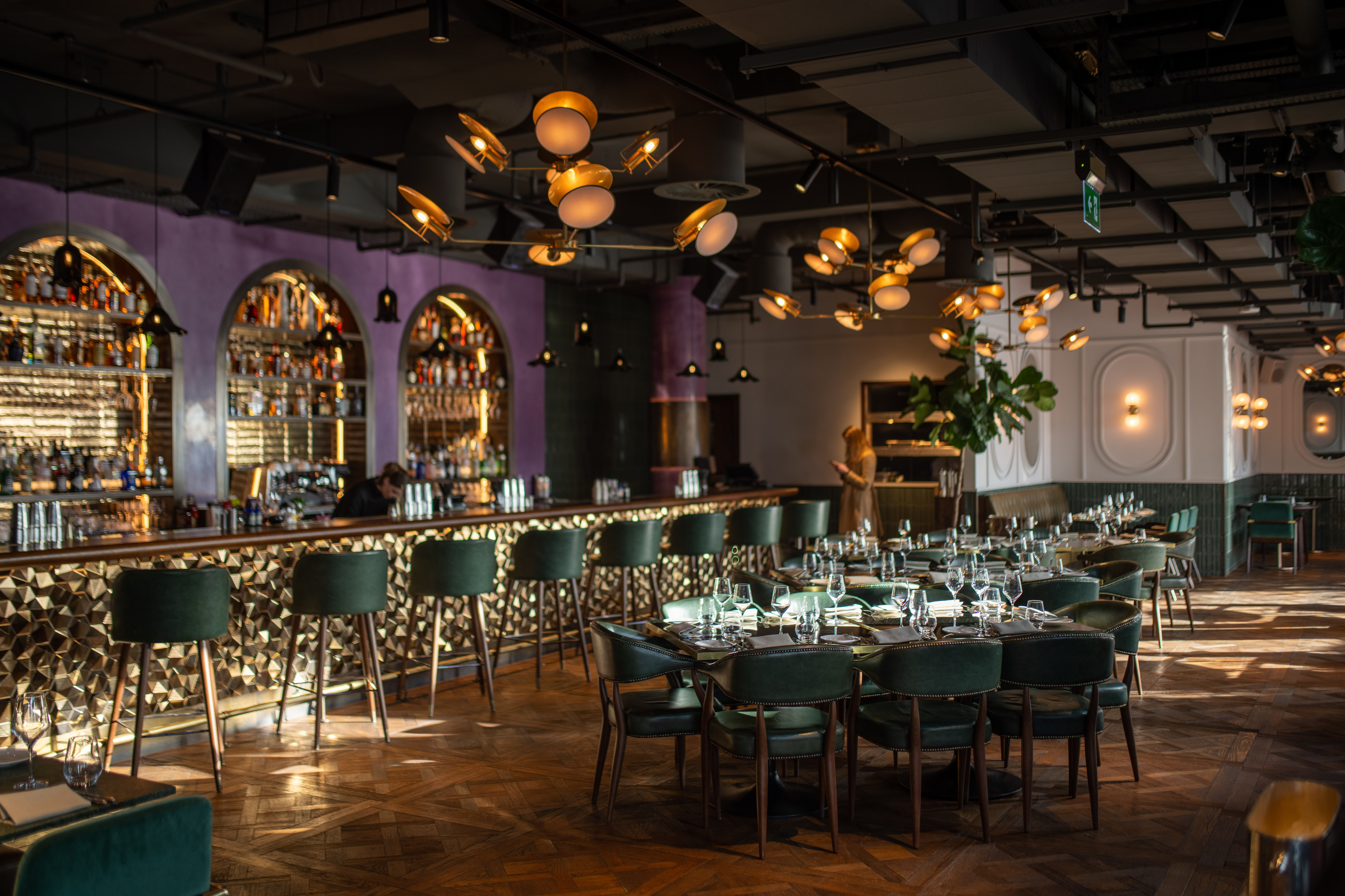 Stylish restaurant venue in Wagtail London for upscale events and gatherings.