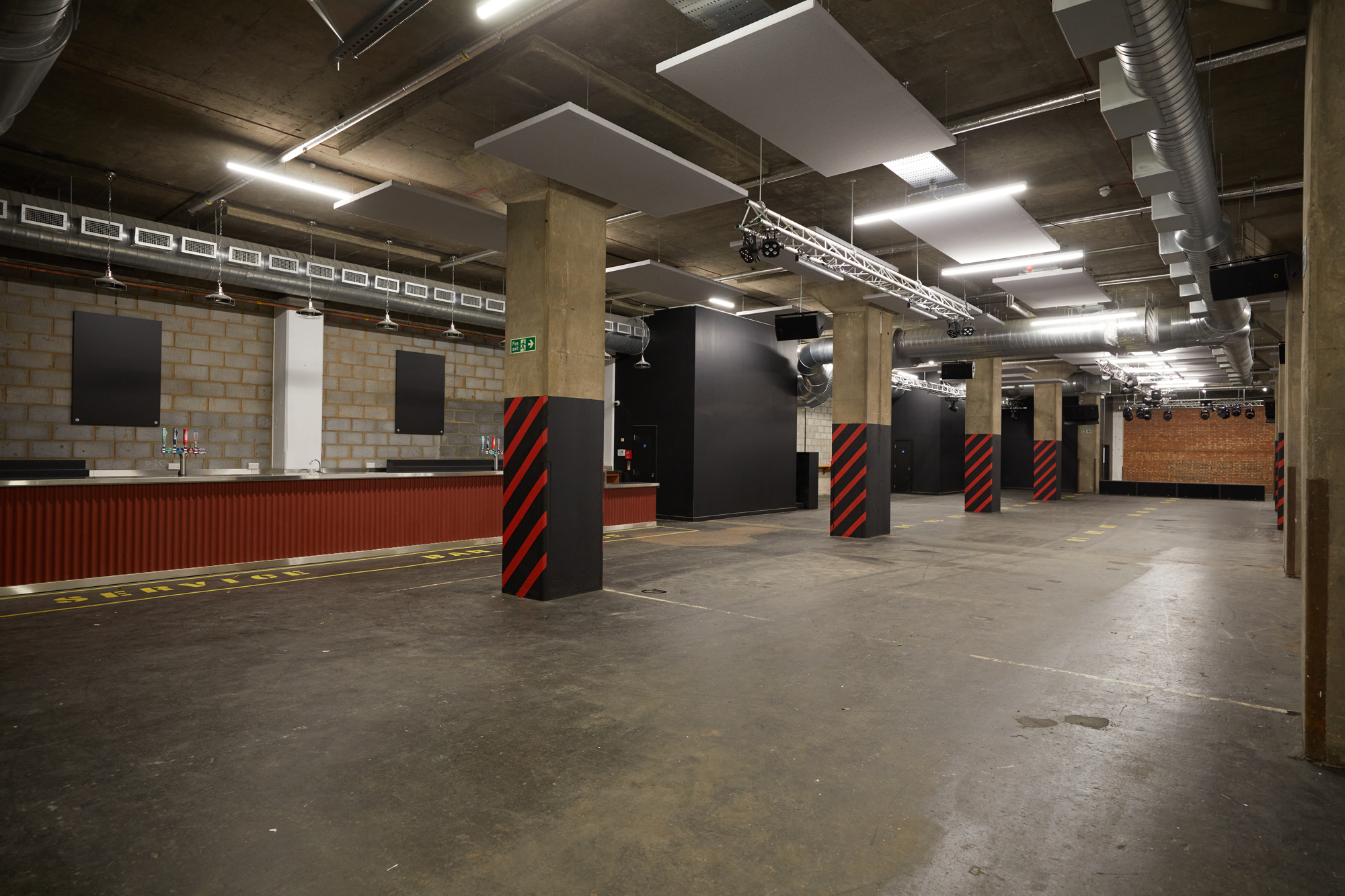 Ground Floor Warehouse Event Space with industrial design for creative events and product launches.