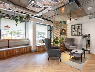 Modern lounge area at Runway East Temple Meads, perfect for networking events and meetings.