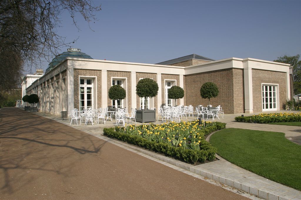 Palm Court outdoor venue at The Hurlingham Club for events and gatherings