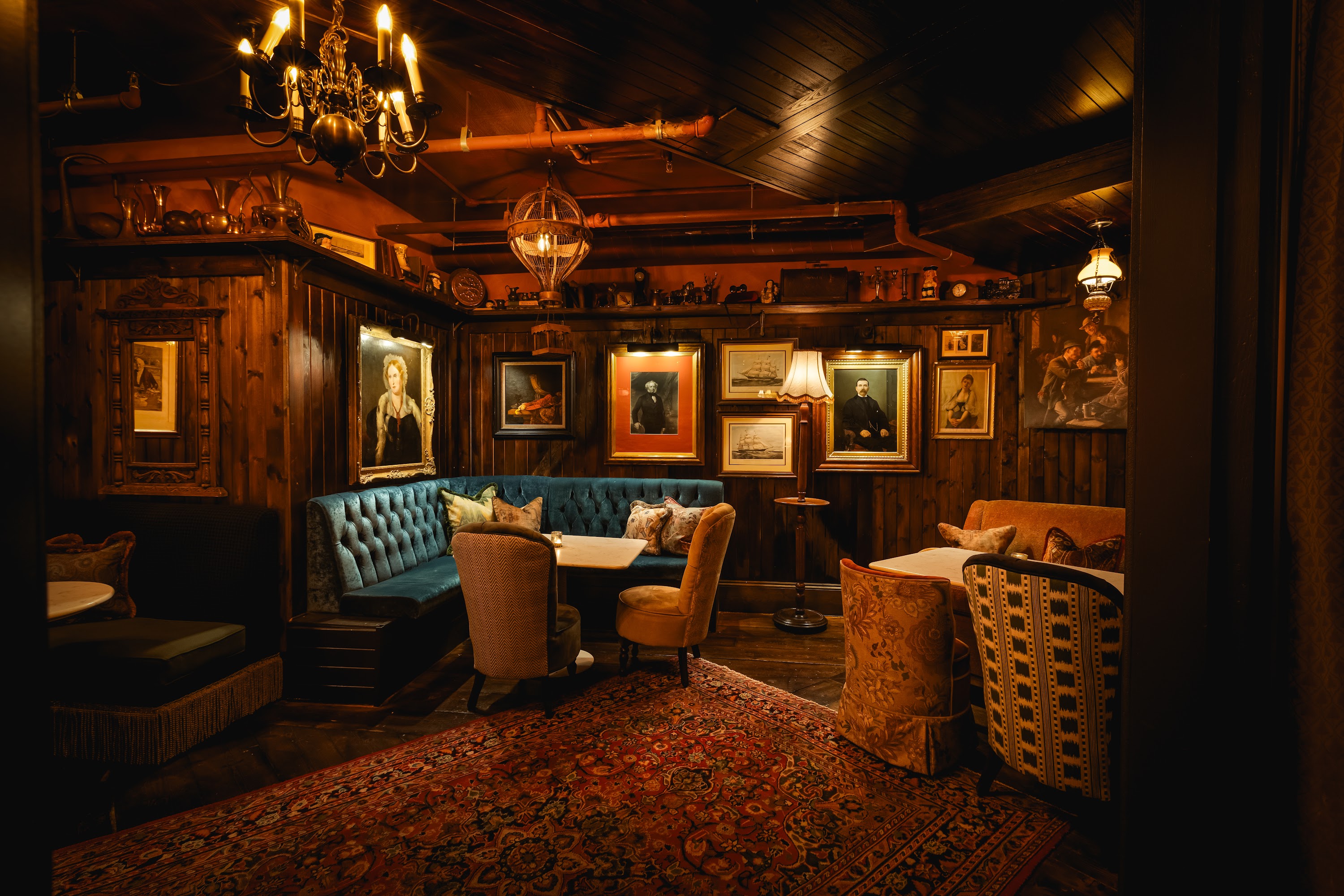 Cozy meeting space at Mr Fogg's City Tavern, perfect for networking events and team meetings.