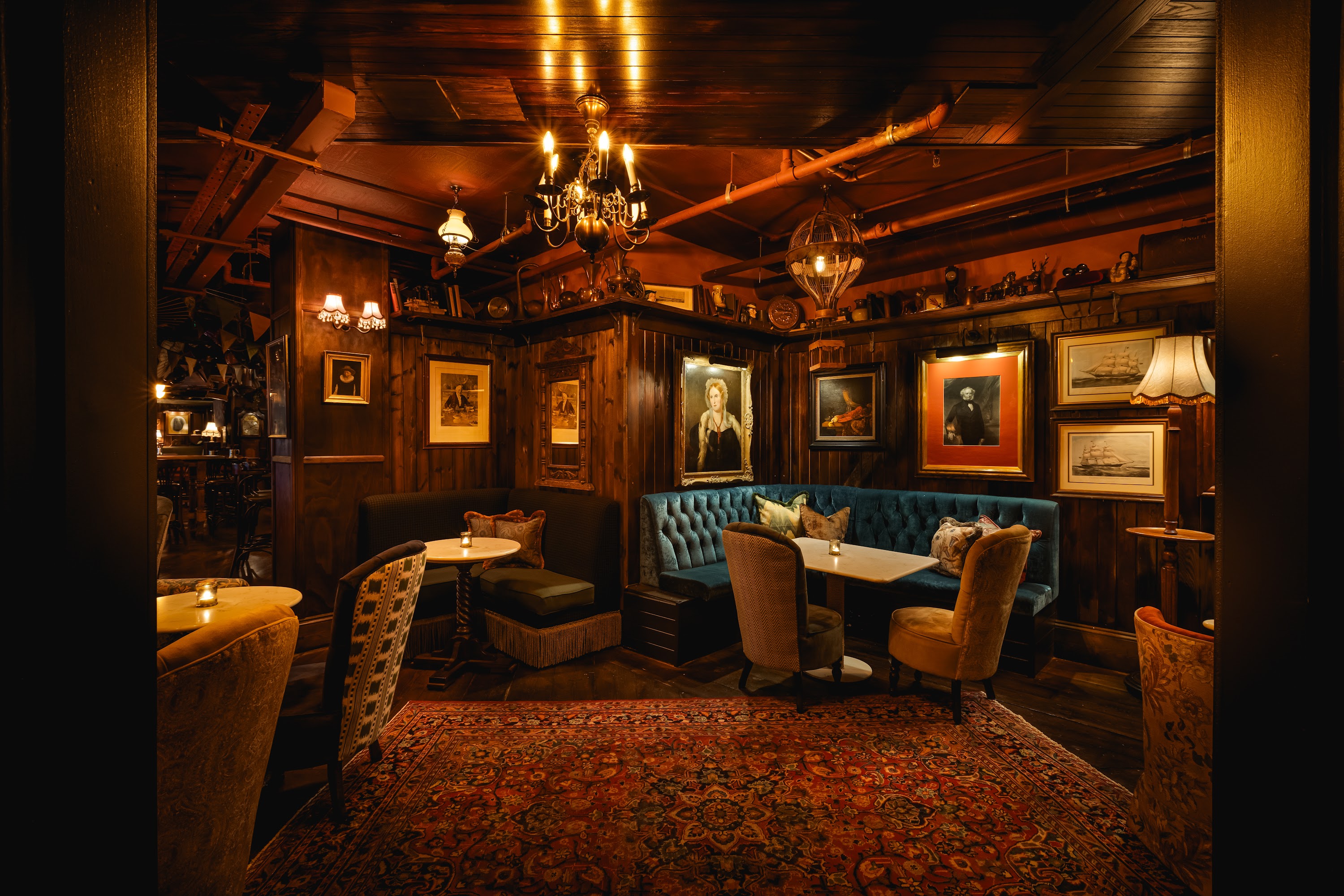 Cozy meeting space at Mr Fogg's City Tavern, perfect for intimate gatherings and events.