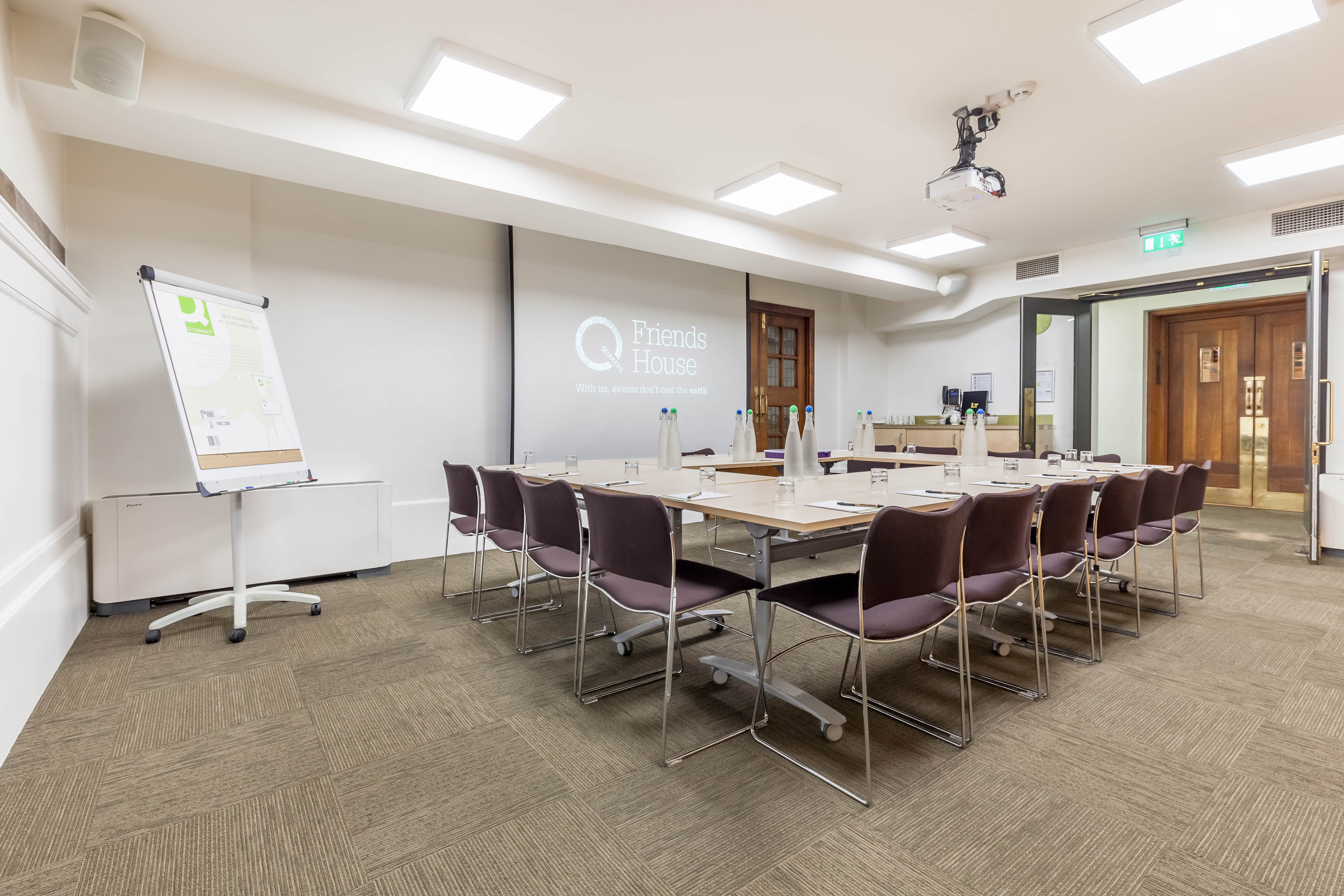 Ada Salter Suite meeting room with rectangular table, ideal for professional gatherings.