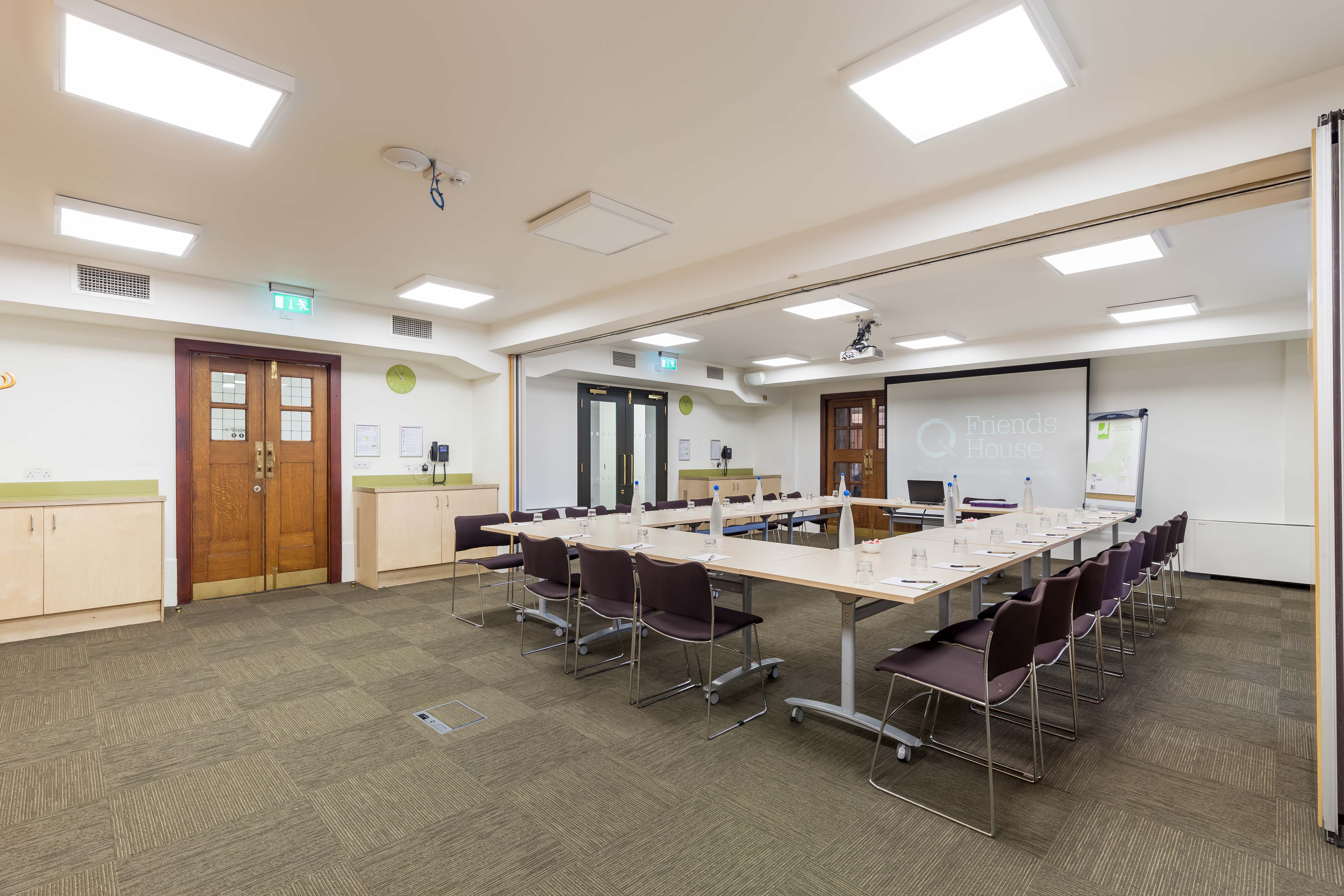 Ada Salter Suite meeting room with long table, ideal for professional gatherings and presentations.