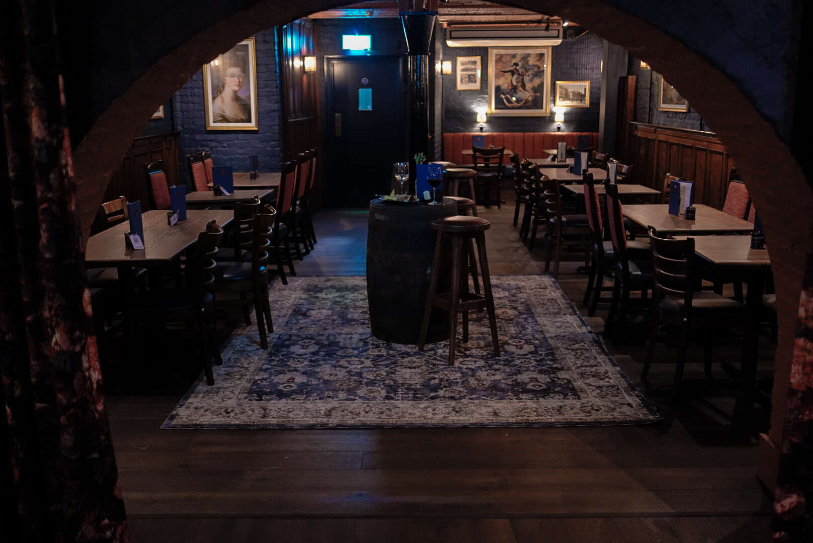Cozy Vault #1 at Dirty Dicks, perfect for intimate gatherings and private events.