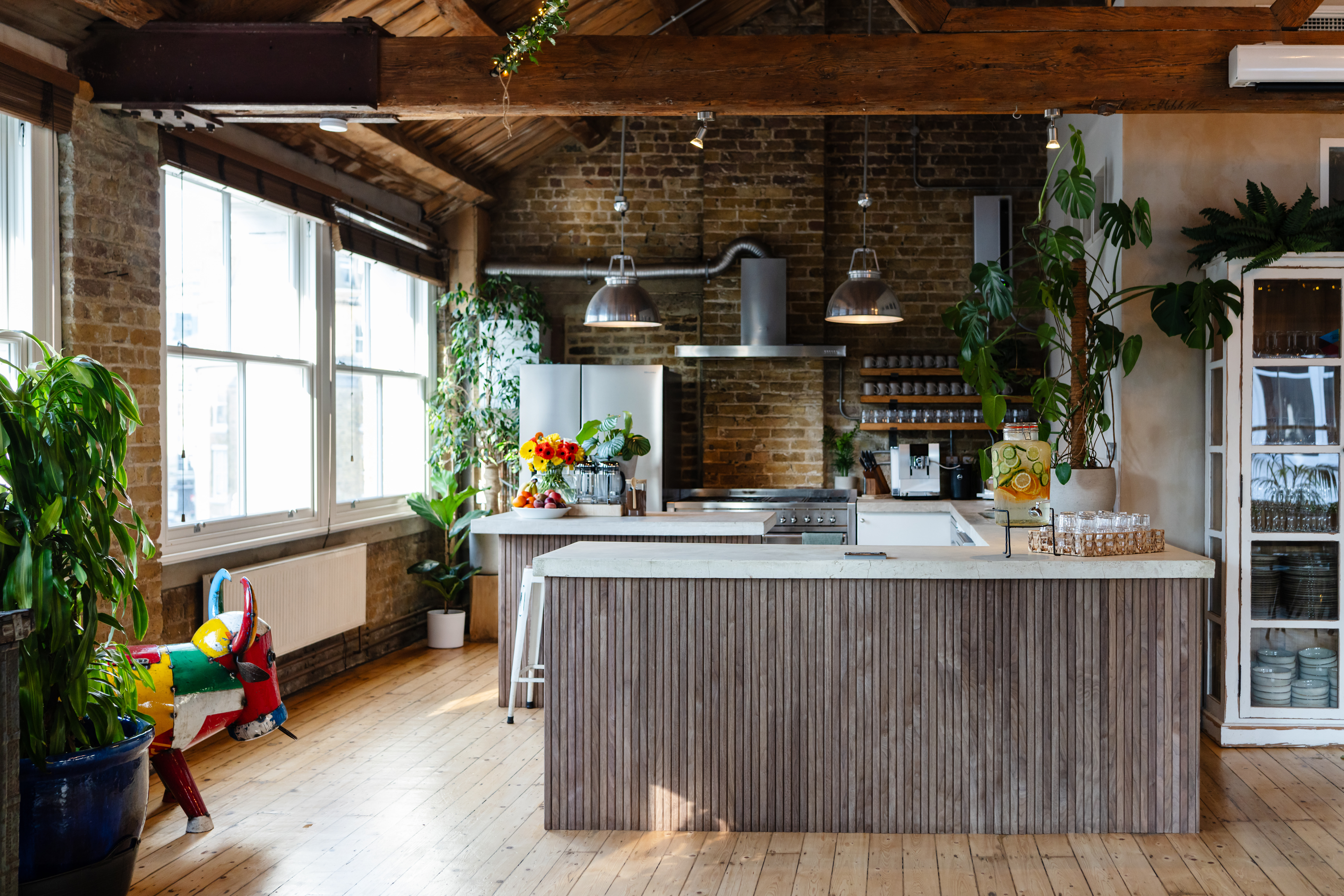 Contemporary kitchen venue in Shoreditch for meetings and networking events.