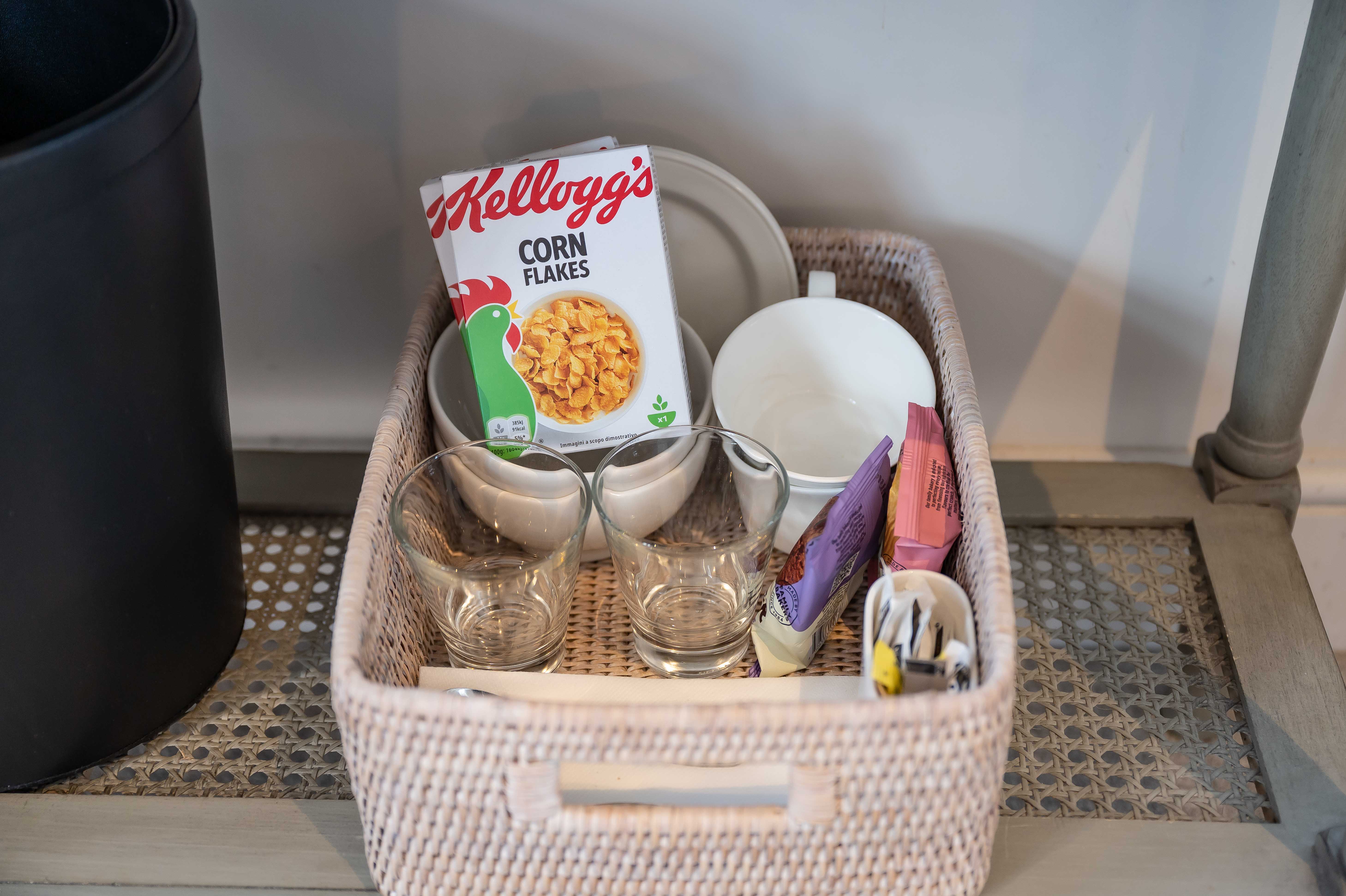 Full Venue Hire in Barnes with casual meeting snack setup and networking essentials.