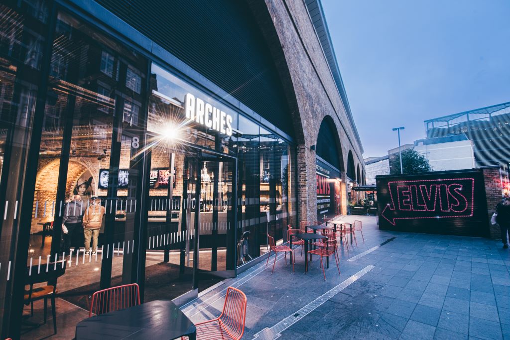 Vibrant venue with modern architecture at London Bridge, perfect for events and gatherings.