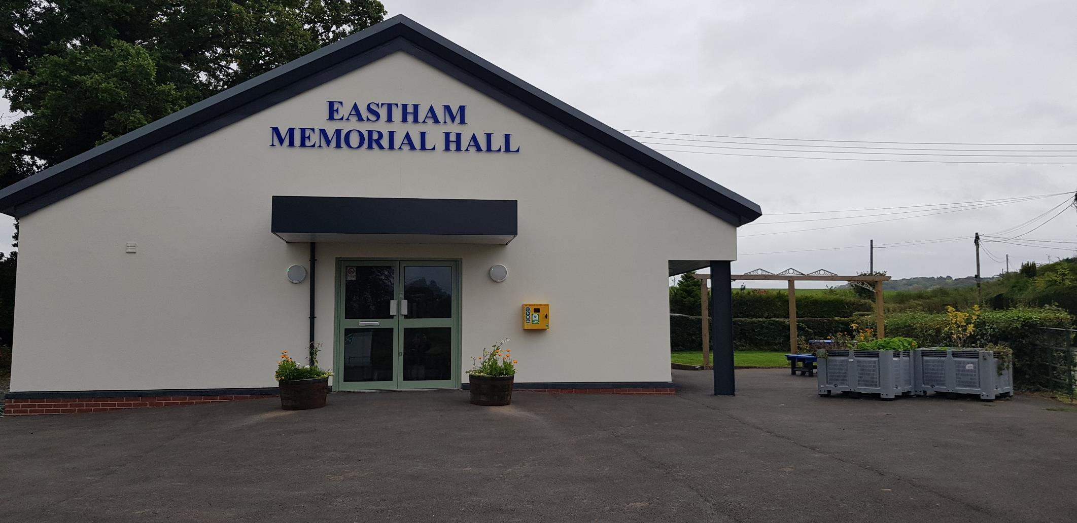 Eastham Memorial Hall: welcoming venue for community events with accessible entrance.