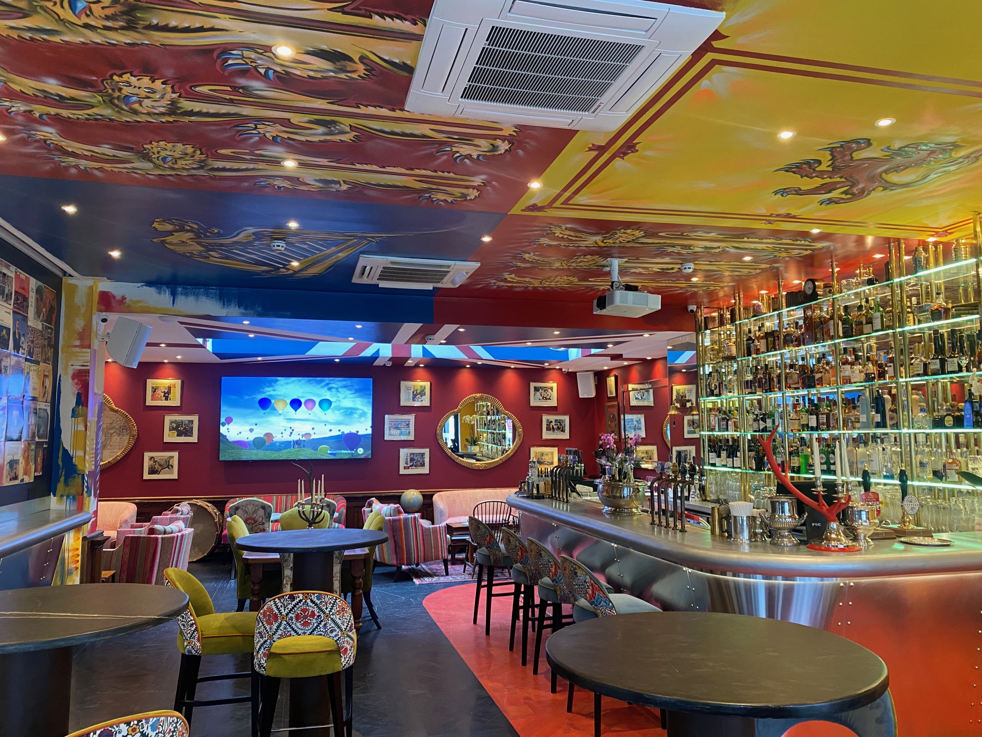Vibrant bar venue with eclectic decor, ideal for events and gatherings in The Beauchamp.