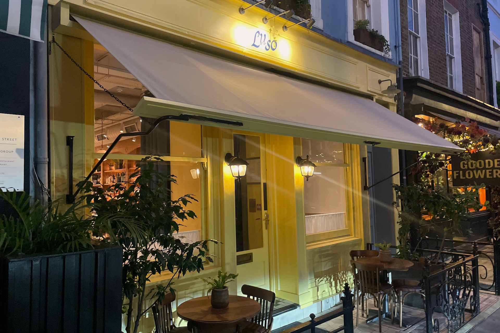 Charming Luso venue with inviting exterior, ideal for intimate gatherings and networking.