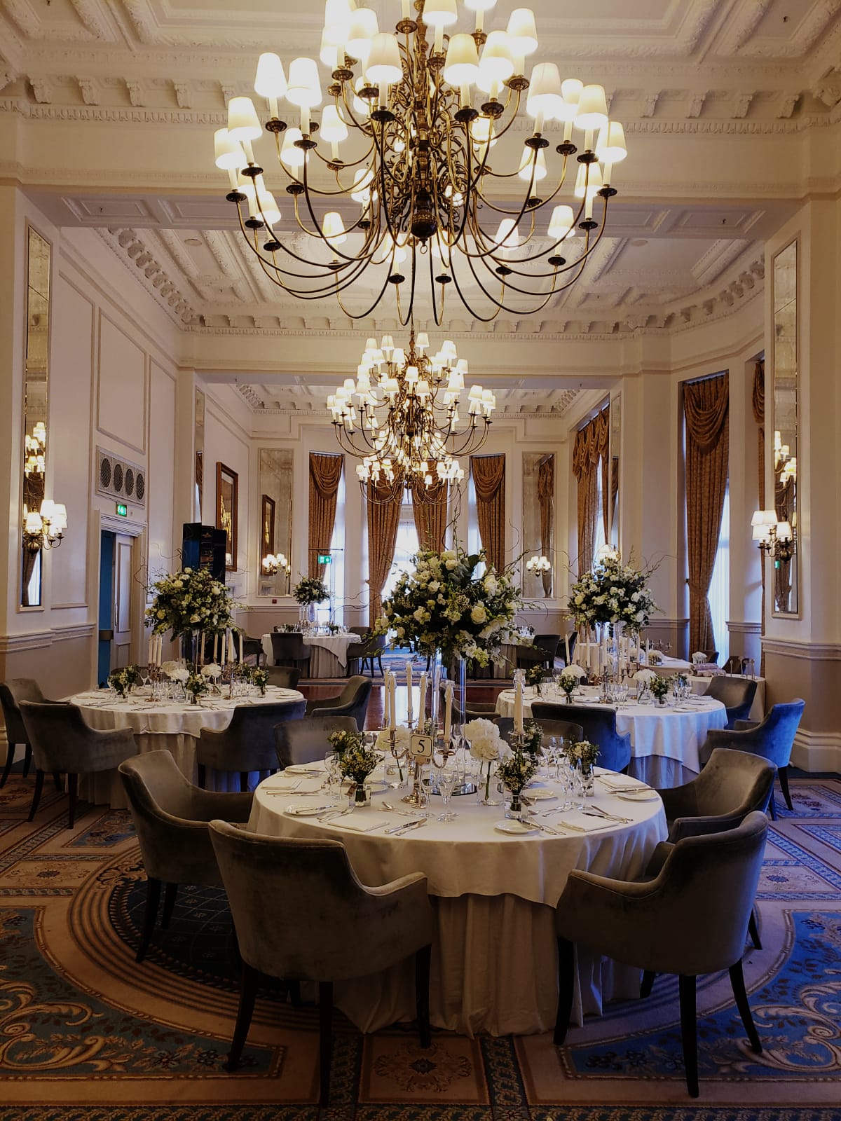 Elegant Empire Room at The Landmark London, perfect for weddings and corporate events.