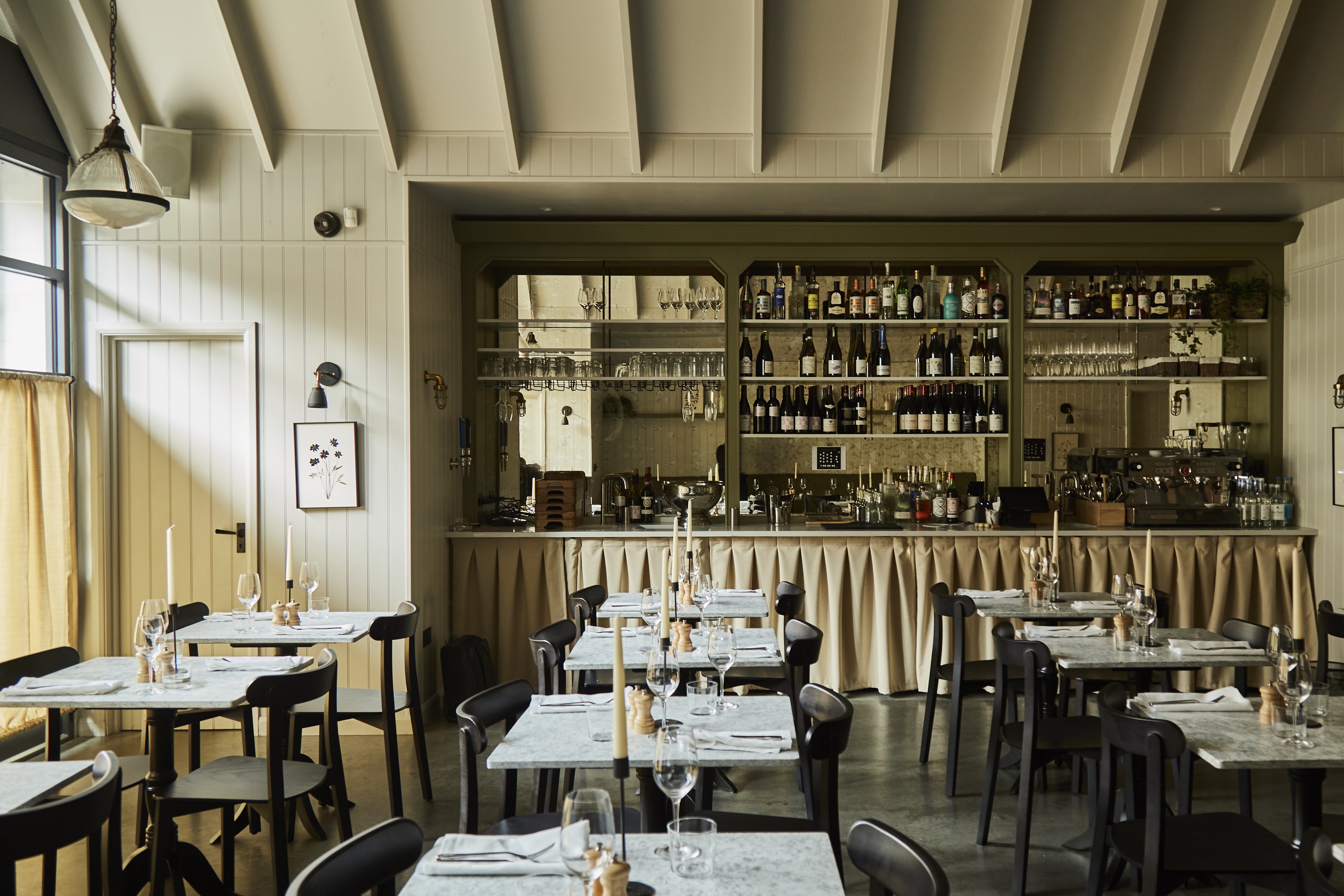 Stylish Archway Battersea restaurant with elegant decor for intimate gatherings and events.