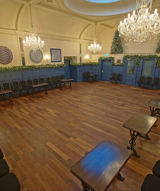Spacious Function Suite at The Counting House, ideal for meetings and gatherings.