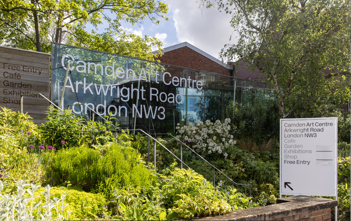 Camden Art Centre exterior with greenery, perfect for creative events in London.