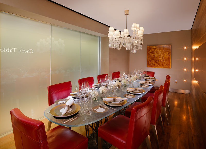 Elegant Chef's Table at The Dorchester, perfect for luxury meetings and private dinners.