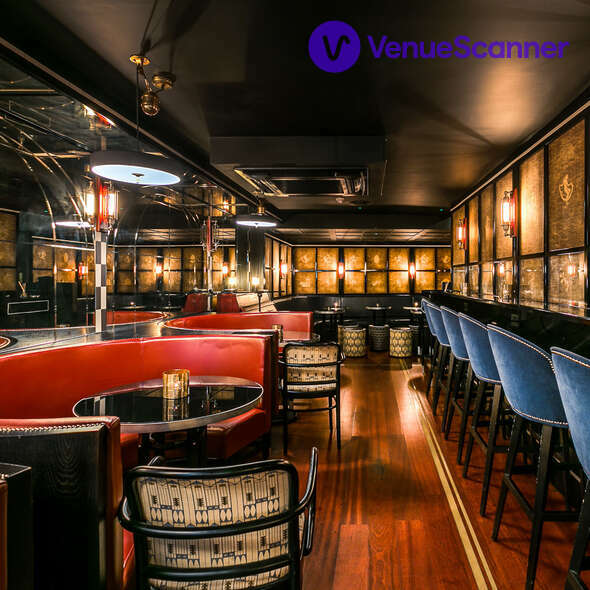 Stylish venue in Swift Soho with plush seating for upscale events and gatherings.