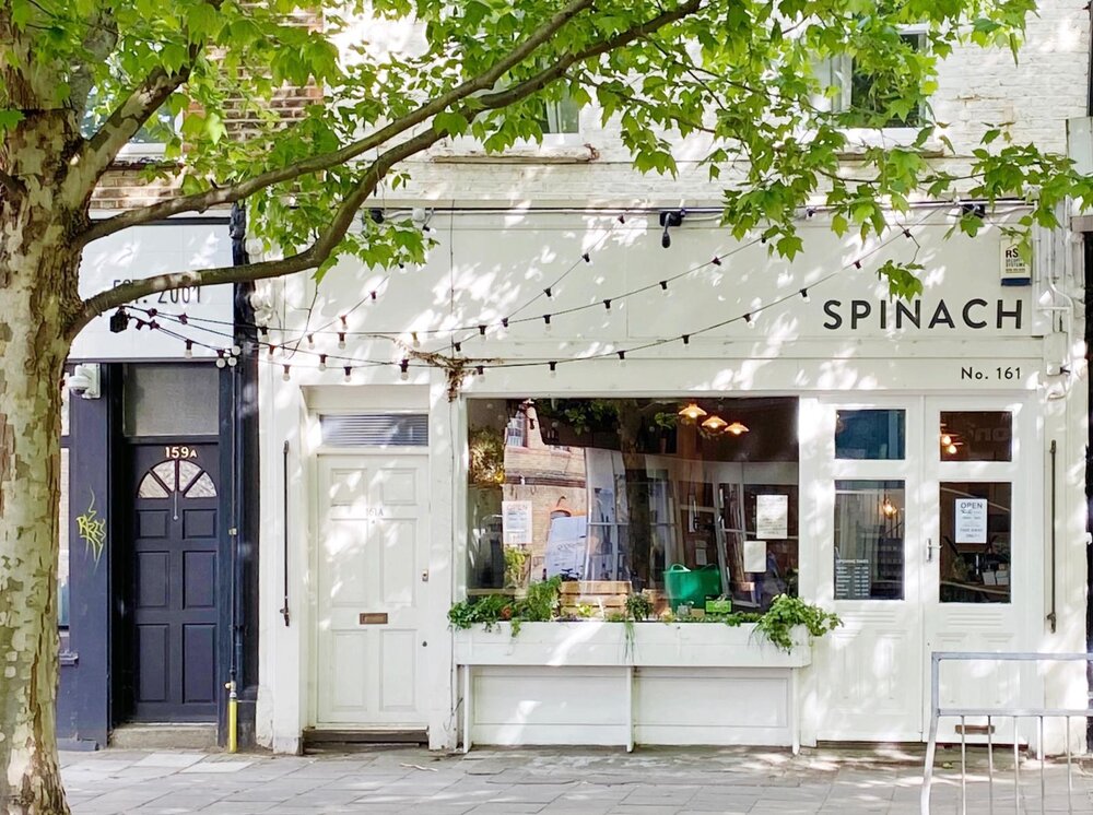 Private dining room at Spinach East Dulwich, perfect for networking events and workshops.