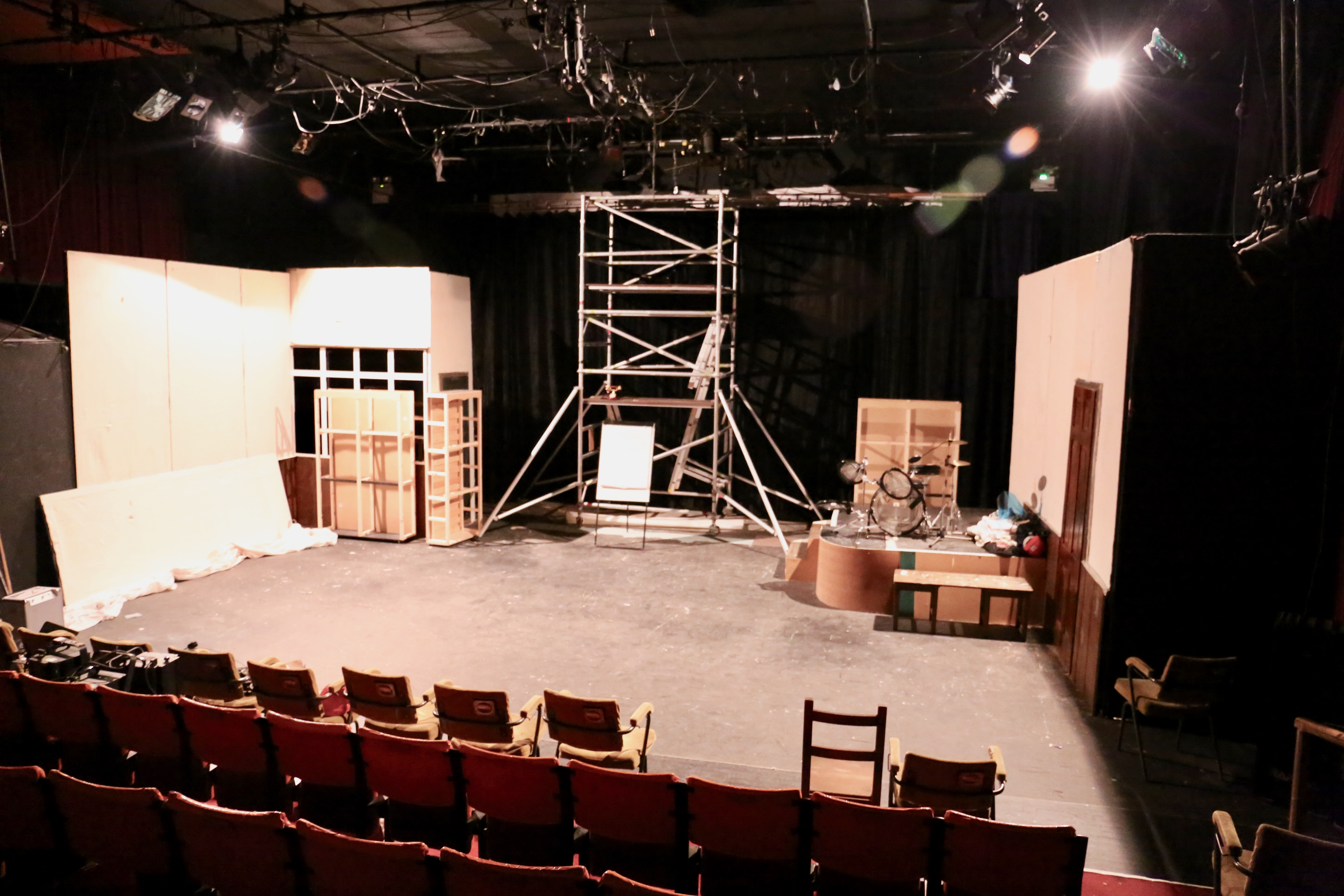 Versatile Theatre in CYTO with bare stage, ideal for performances and corporate events.