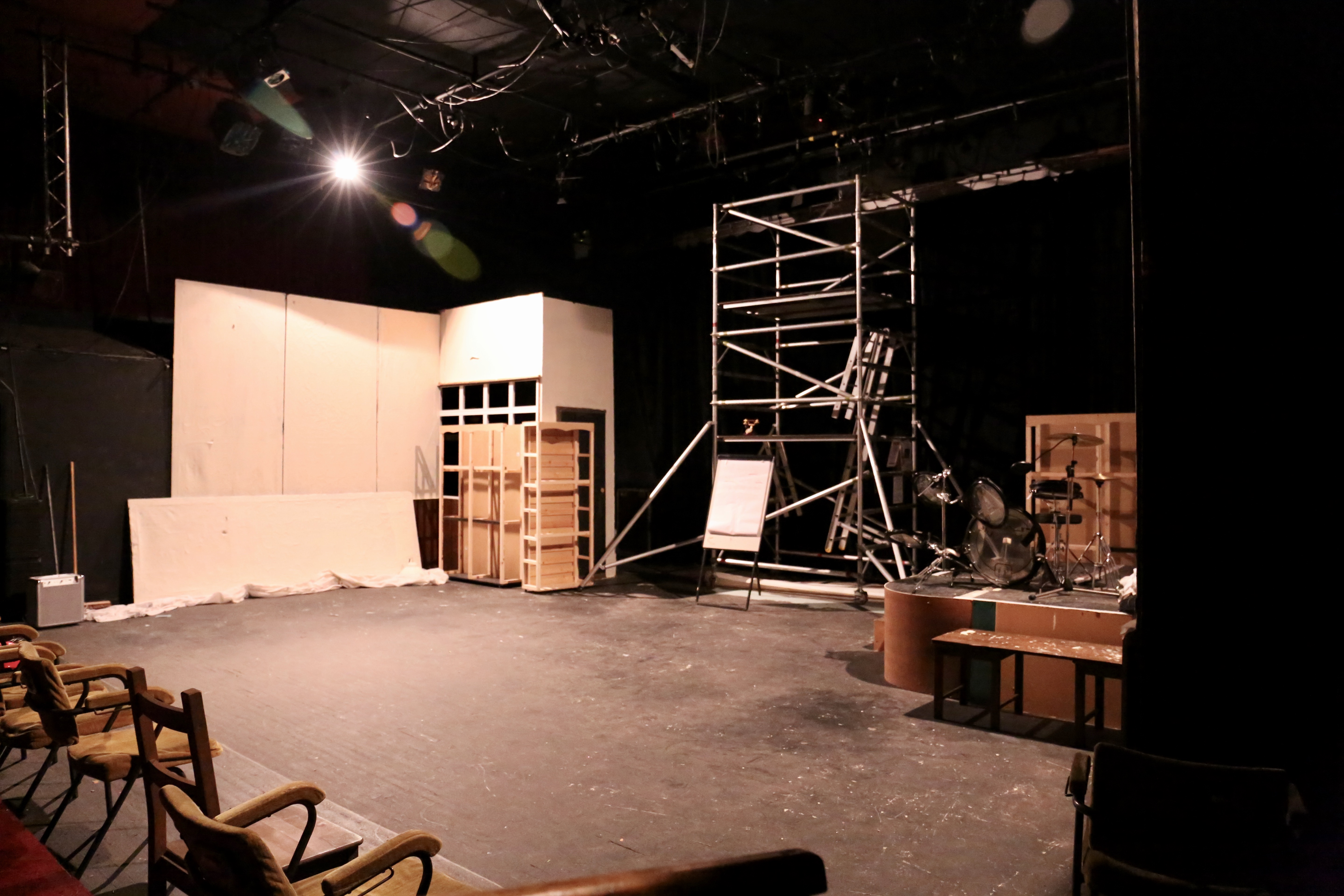 Versatile Theatre in CYTO with empty stage, ideal for events and performances.