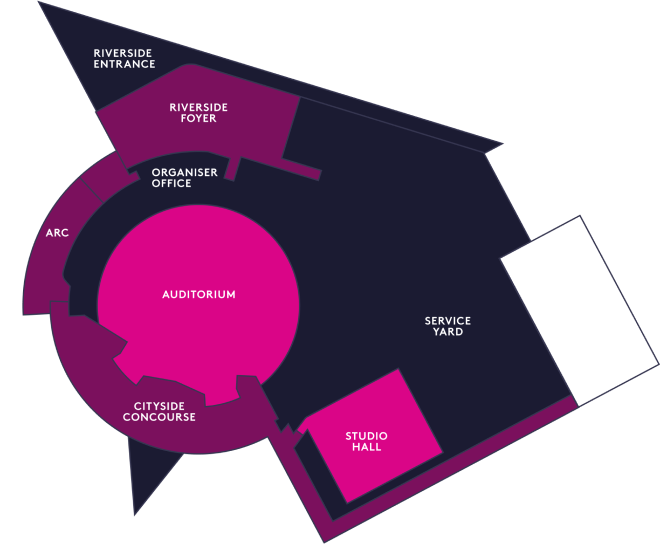 Boardroom 2 floor plan at ICC Belfast for efficient event layout and attendee flow.