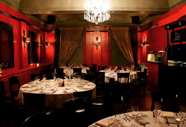 Elegant dining space at Deanes Meat Locker, ICC Belfast for upscale events and gatherings.