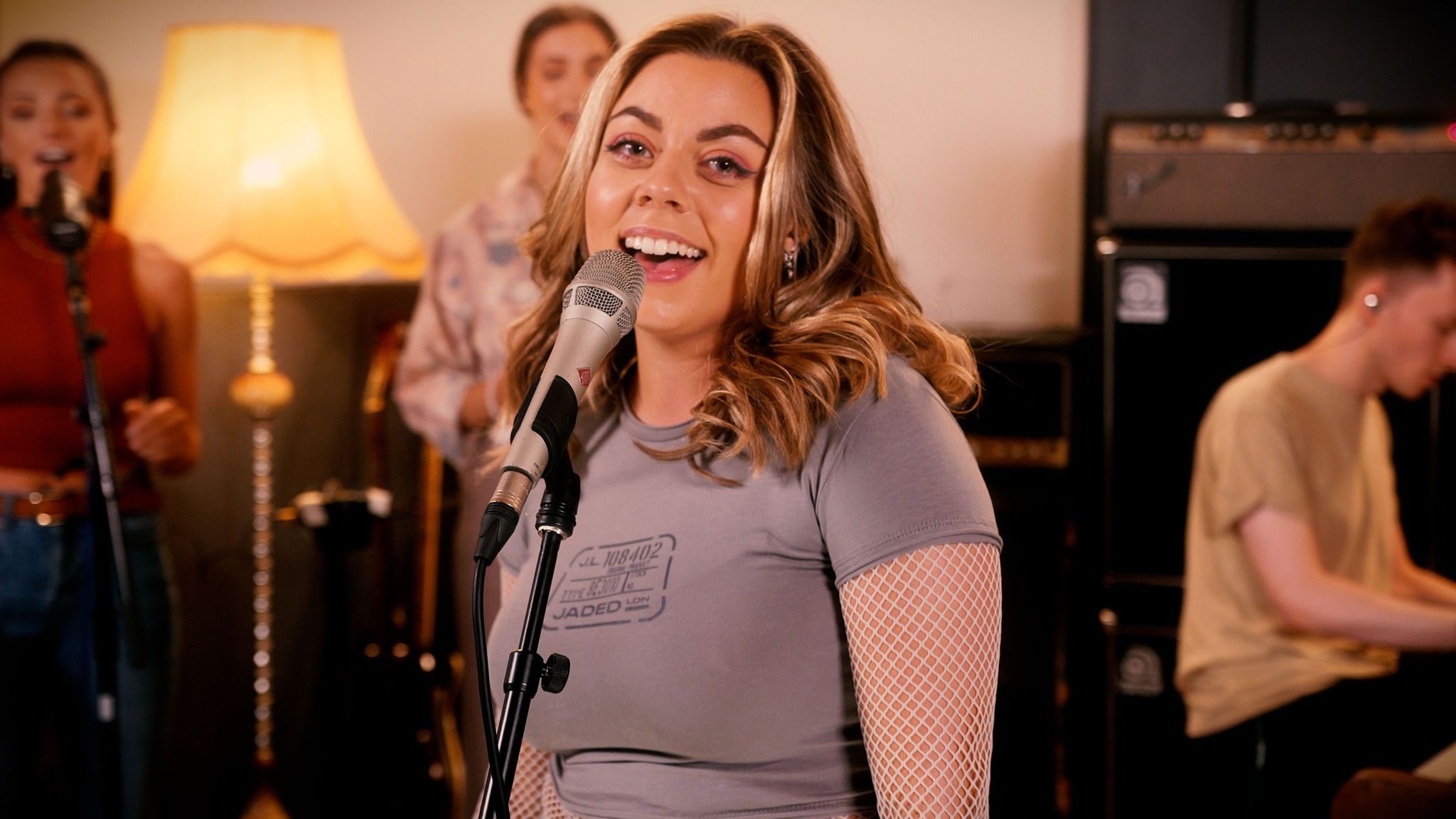 Vibrant live performance at The Crypt Studio, ideal for intimate events and celebrations.