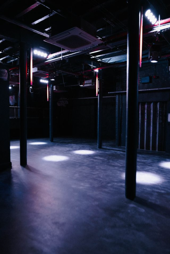 DOWNTEX MILL event space with polished flooring in Manchester, ideal for versatile gatherings.