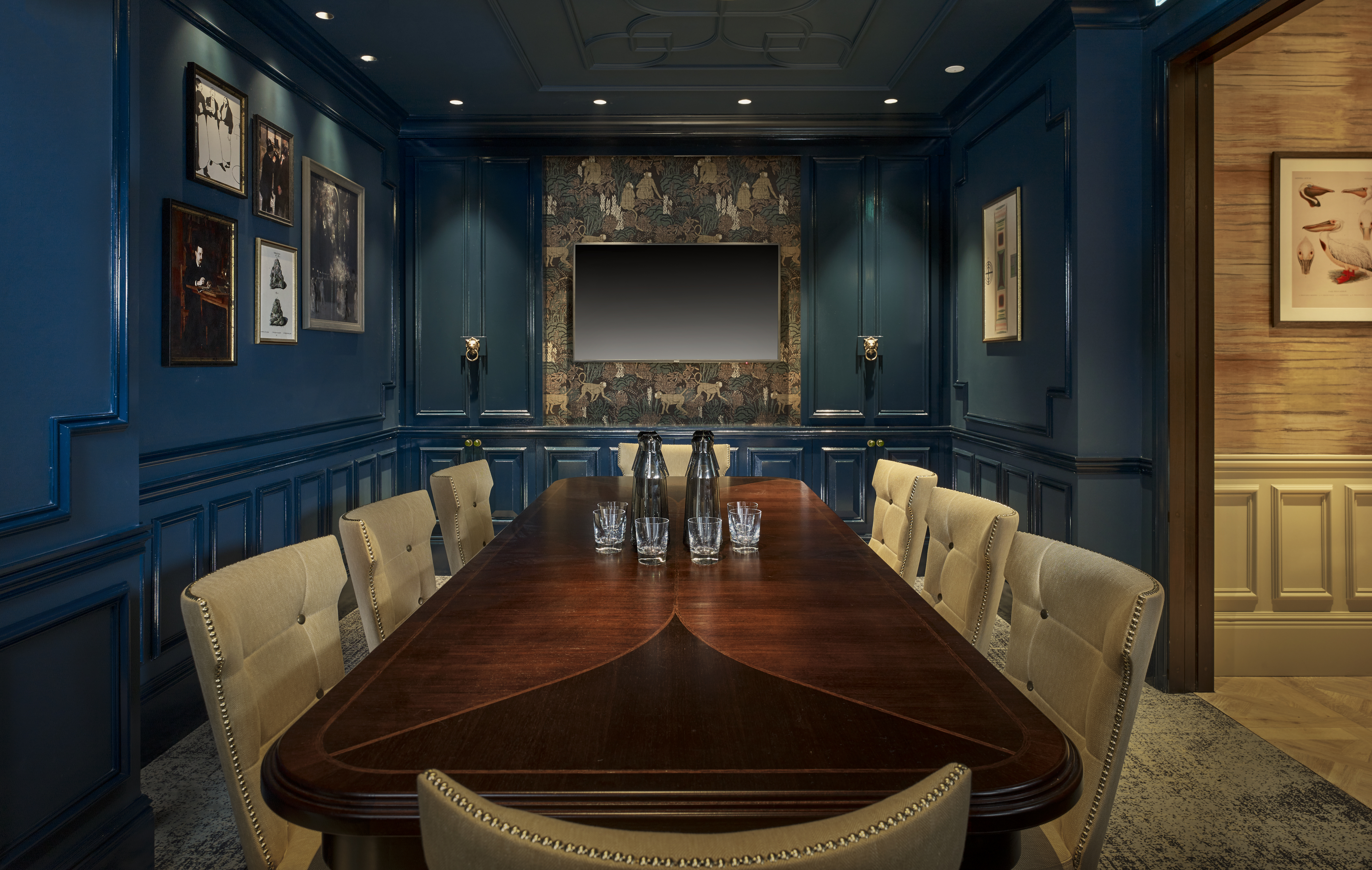Knightsbridge Room at 100 Queen's Gate Hotel, elegant meeting space for executive events.