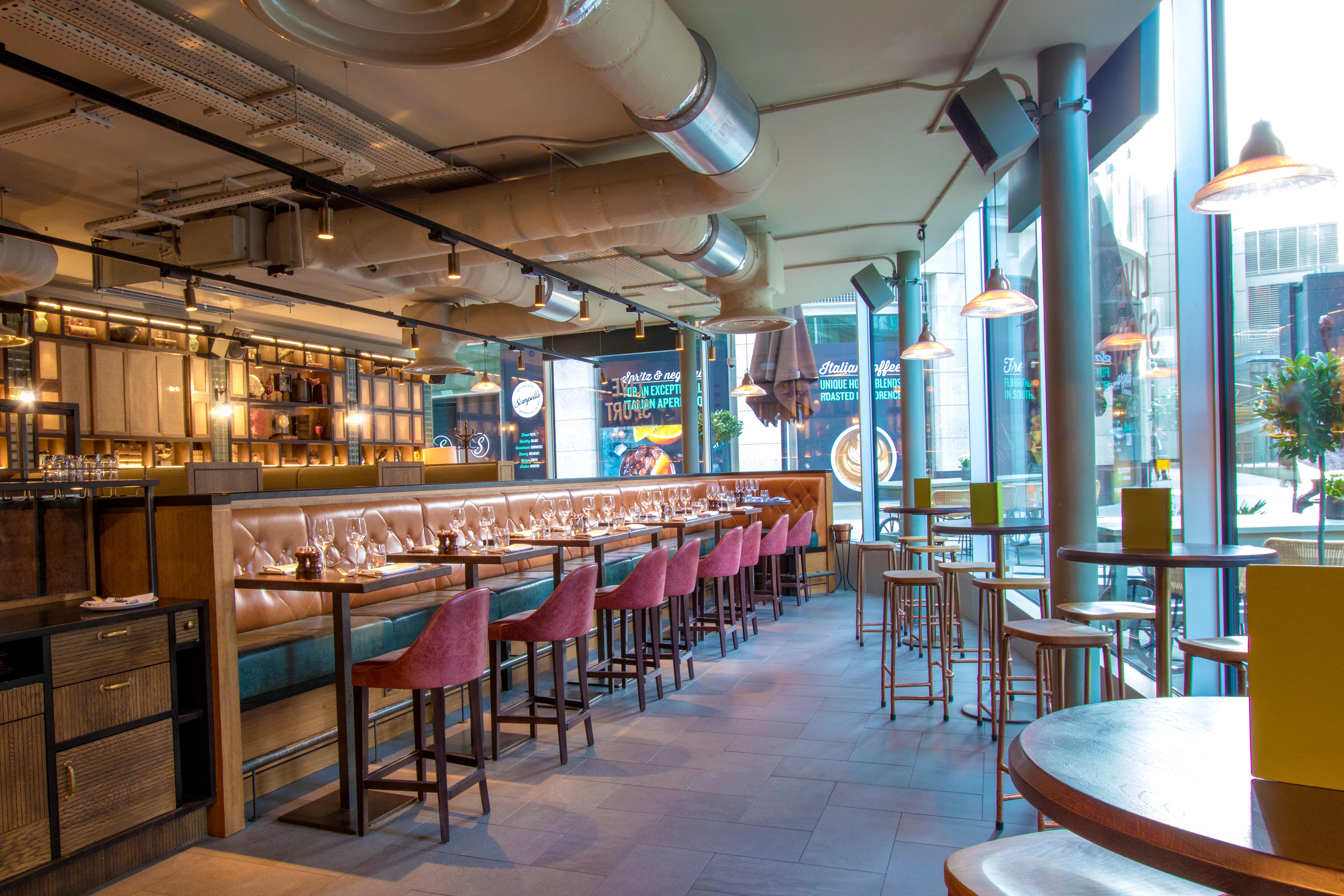 Modern Broadleaf venue with natural light for intimate gatherings and meetings.